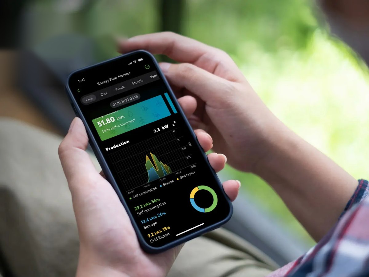 Energiemanagement in der App: Erzeugung, Eigenverbrauch und Speicher live auf dem Smartphone